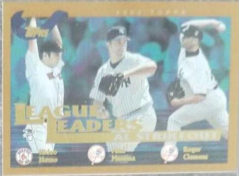 H. Nomo, M. Mussina, R. Clemens #342