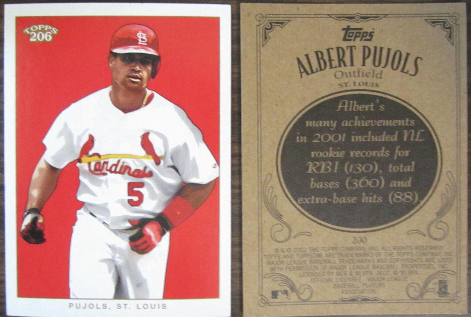 Albert Pujols [Piedmont Red Running] #200