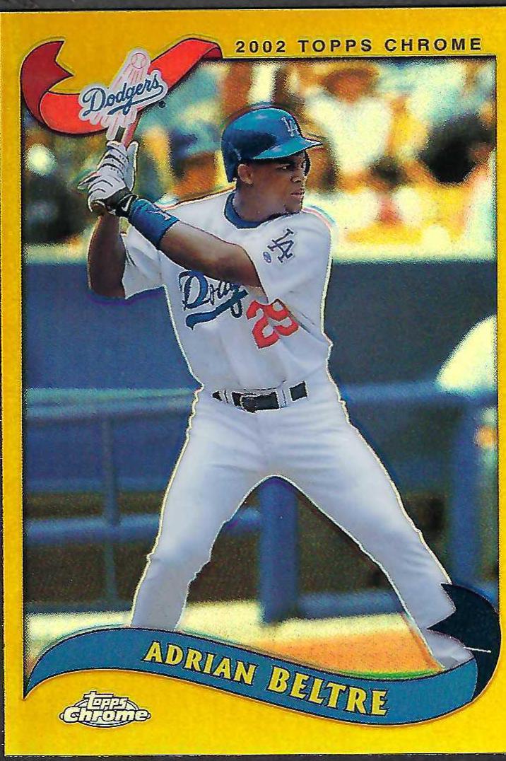 Adrian Beltre [Gold Refractor] #218
