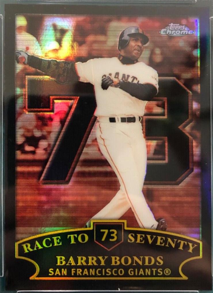 Barry Bonds [Black Refractor] #125