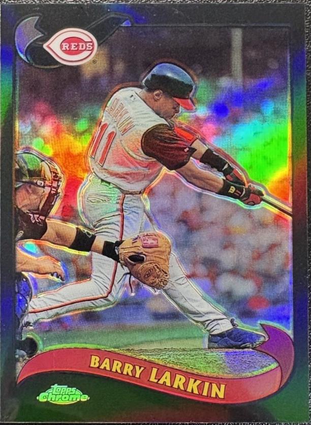 Barry Larkin [Black Refractor] #85