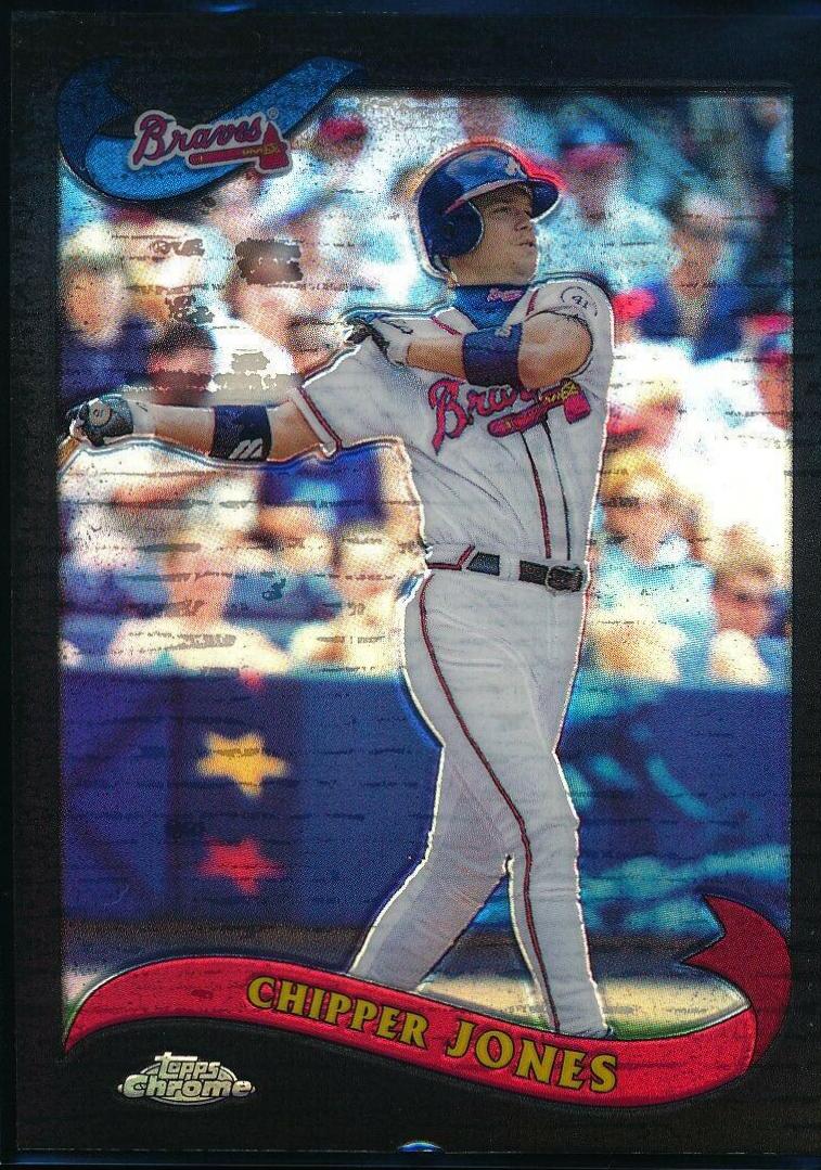 Chipper Jones [Black Refractor] #410