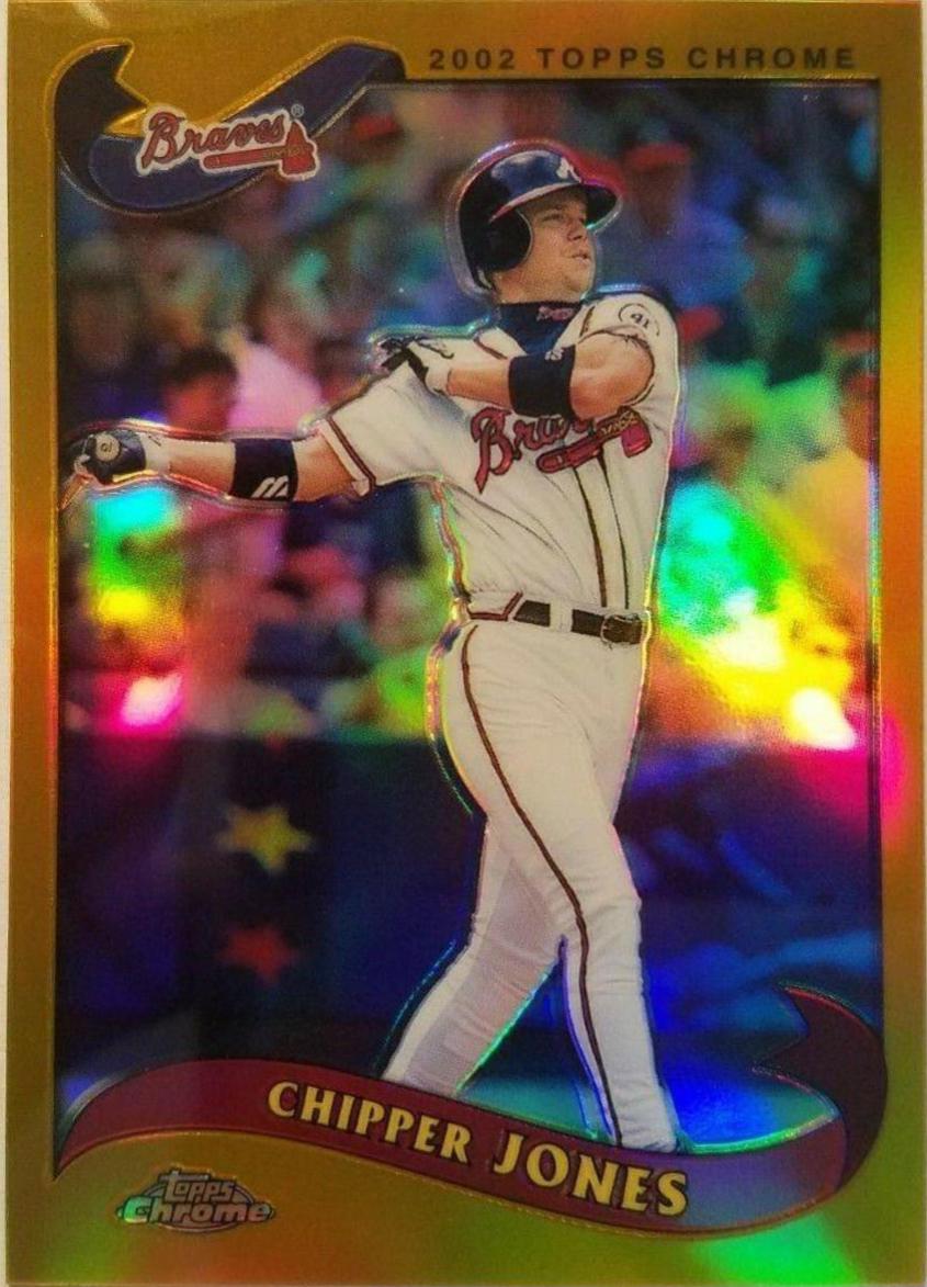 Chipper Jones [Gold Refractor] #410