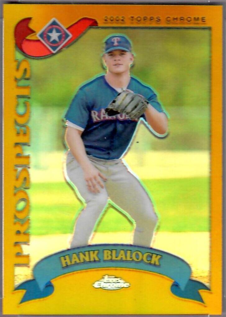 Hank Blalock [Black Refractor] #309
