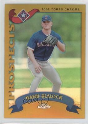 Hank Blalock [Gold Refractor] #309