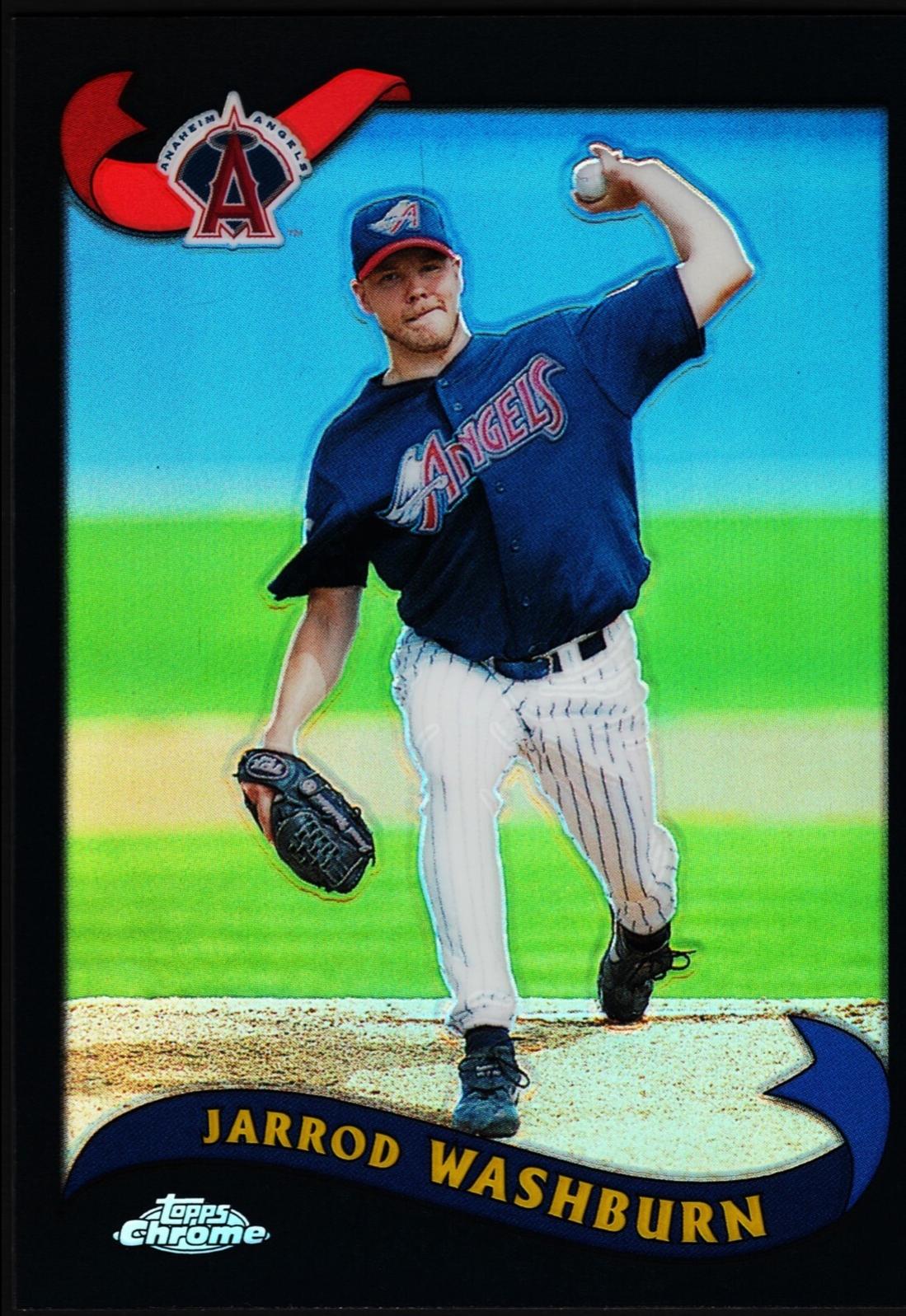 Jarrod Washburn [Black Refractor] #382