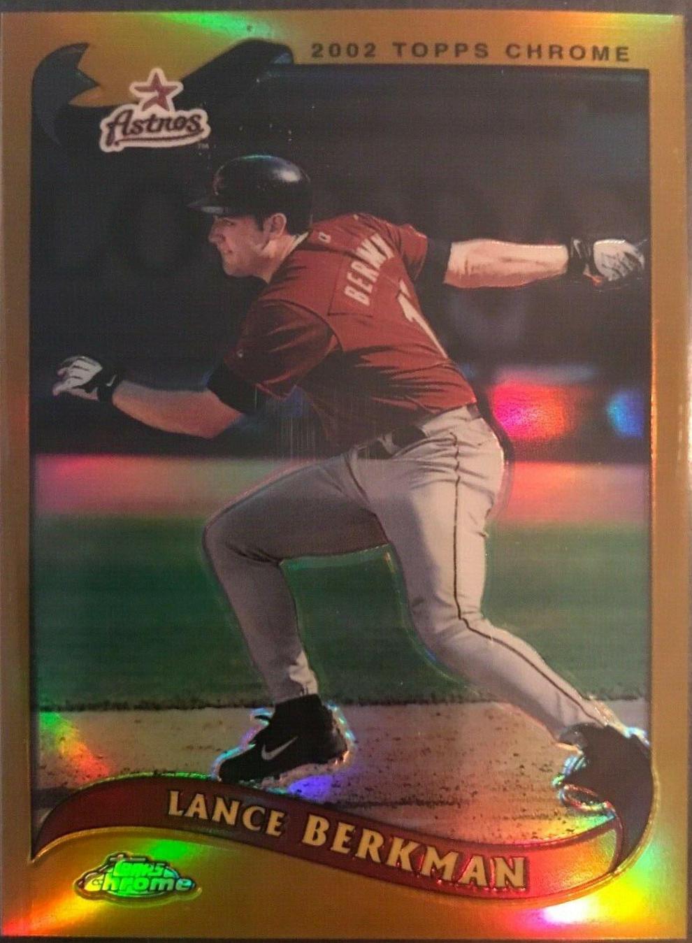 Lance Berkman [Gold Refractor] #470