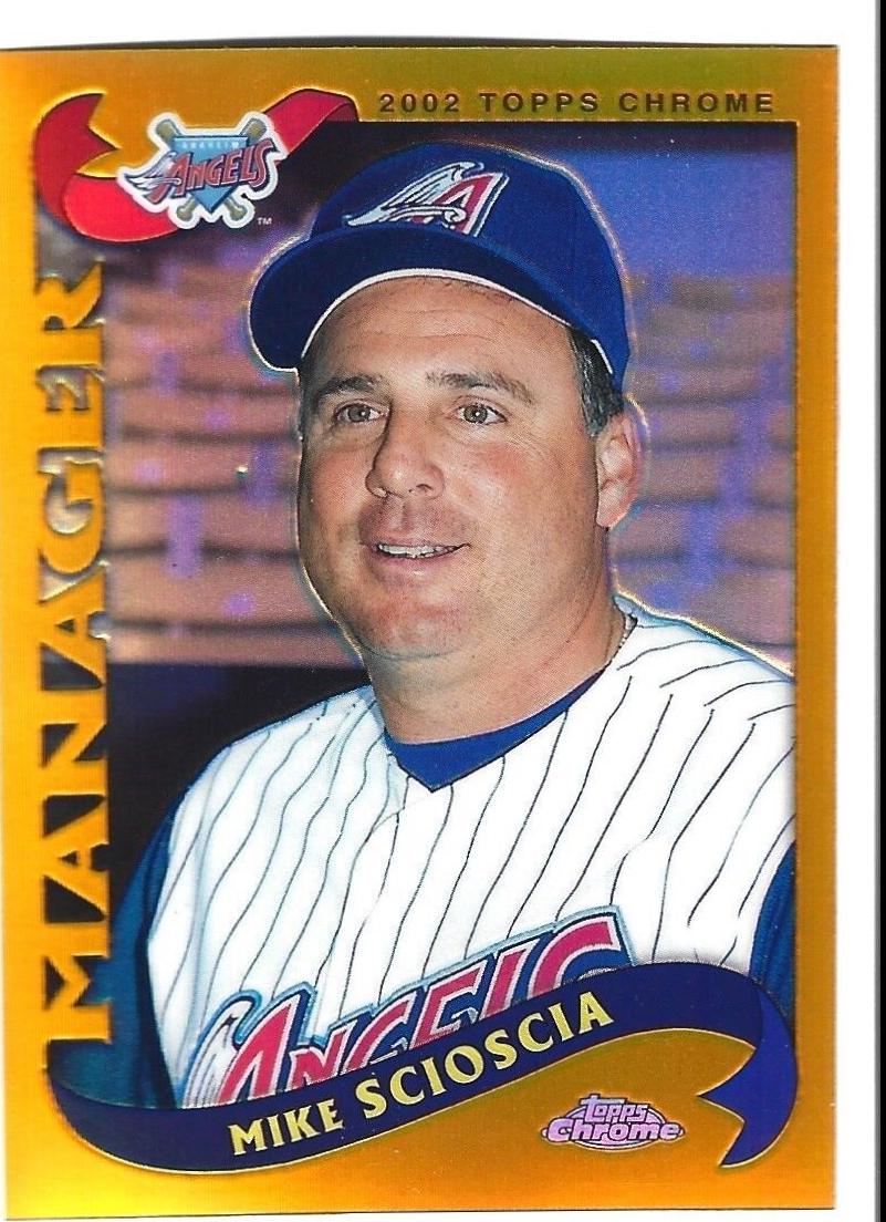 Mike Scioscia [Gold Refractor] #292