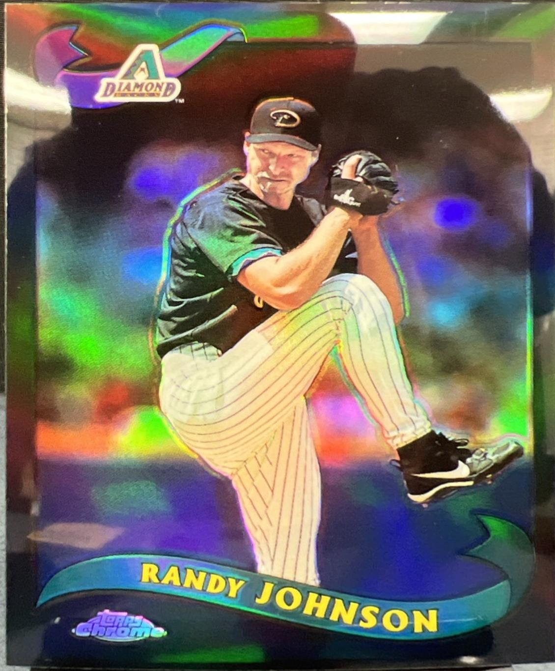 Randy Johnson [Black Refractor] #200