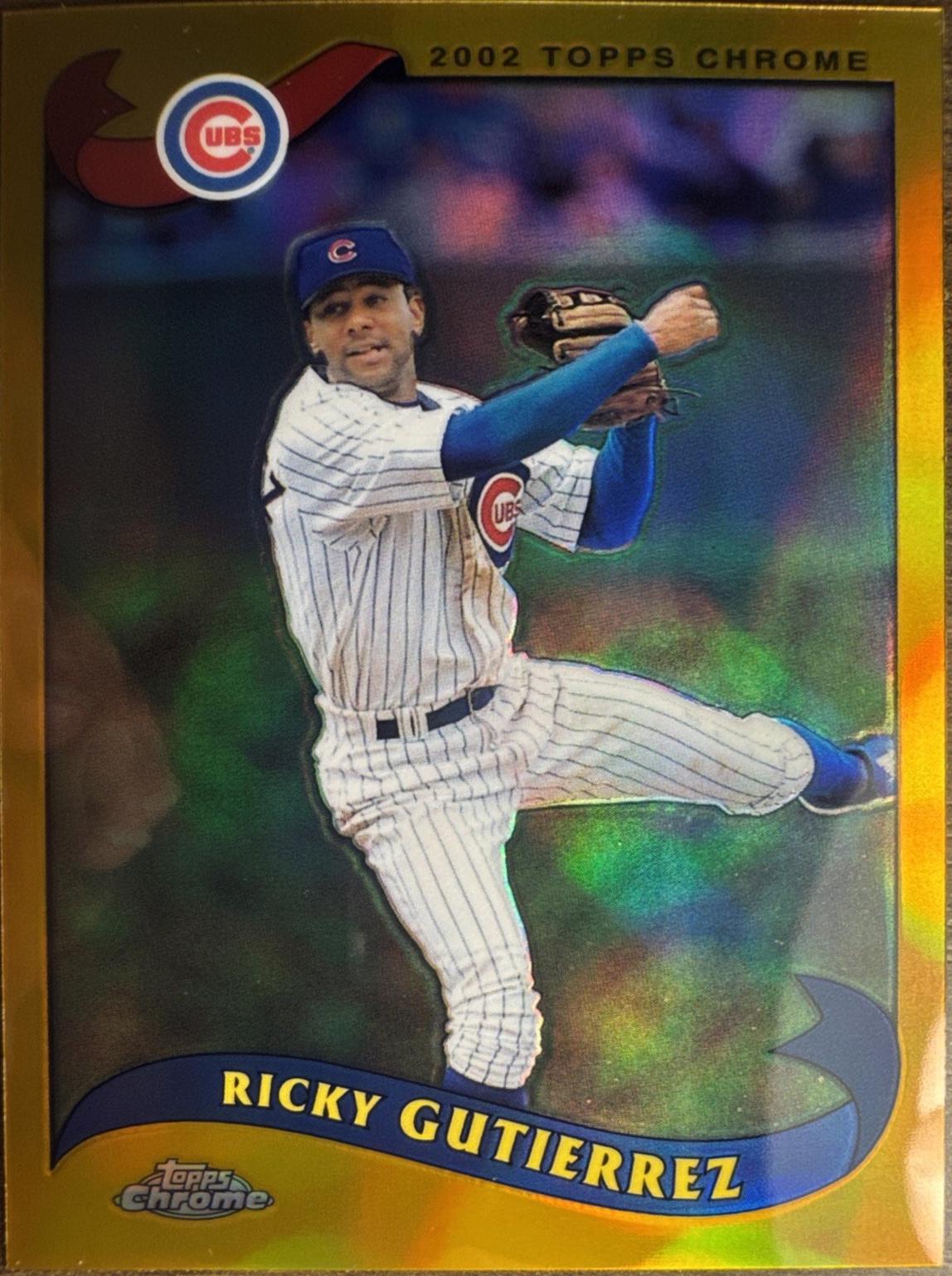 Ricky Gutierrez [Black Refractor] #212