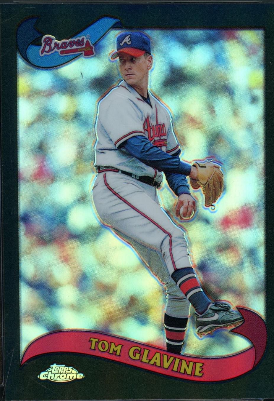 Tom Glavine [Black Refractor] #390
