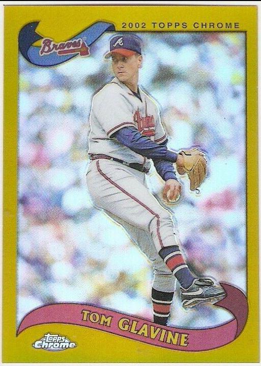 Tom Glavine [Gold Refractor] #390