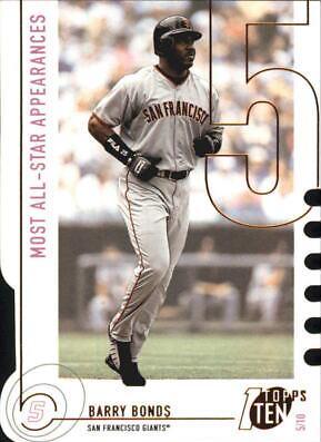 Barry Bonds [Die Cut] #116
