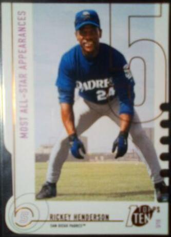 Rickey Henderson [Die Cut] #115