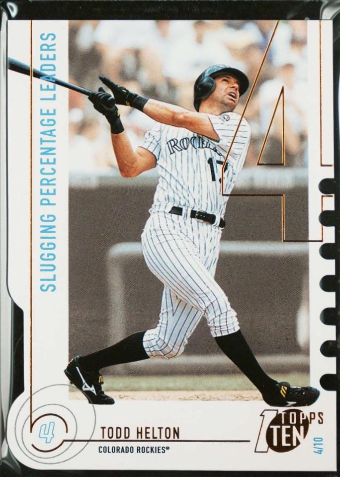 Todd Helton [Die Cut] #65