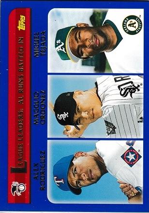 Alex Rodriguez / Magglio Ordonez / Miguel Tejada #340