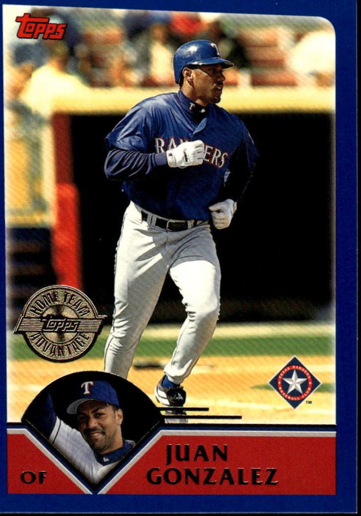 Juan Gonzalez [Home Team Advantage] #38