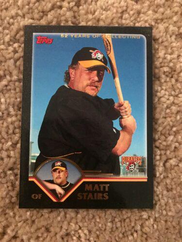 Matt Stairs [Black] #587