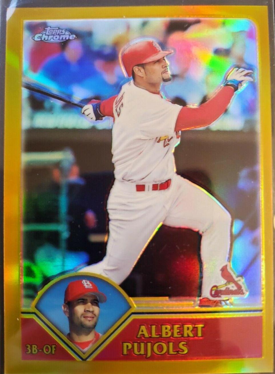 Albert Pujols [Gold Refractor] #35