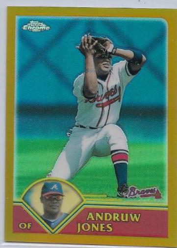 Andruw Jones [Gold Refractor] #4