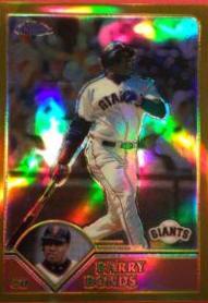 Barry Bonds [Gold Refractor] #245