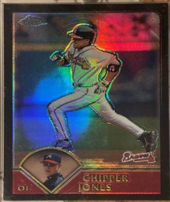 Chipper Jones [Black Refractor] #222