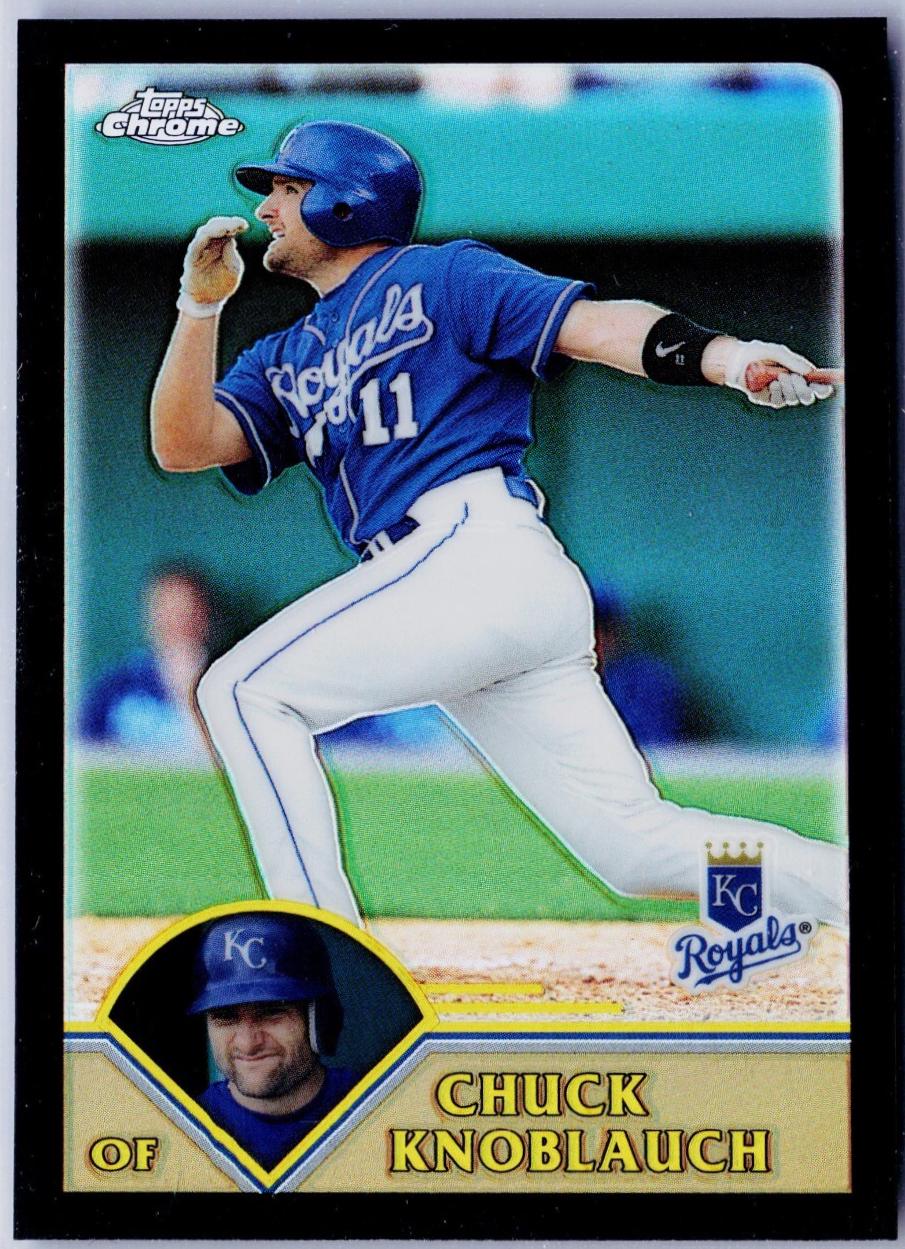 Chuck Knoblauch [Black Refractor] #85