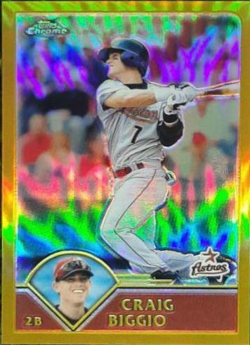 Craig Biggio [Gold Refractor] #46