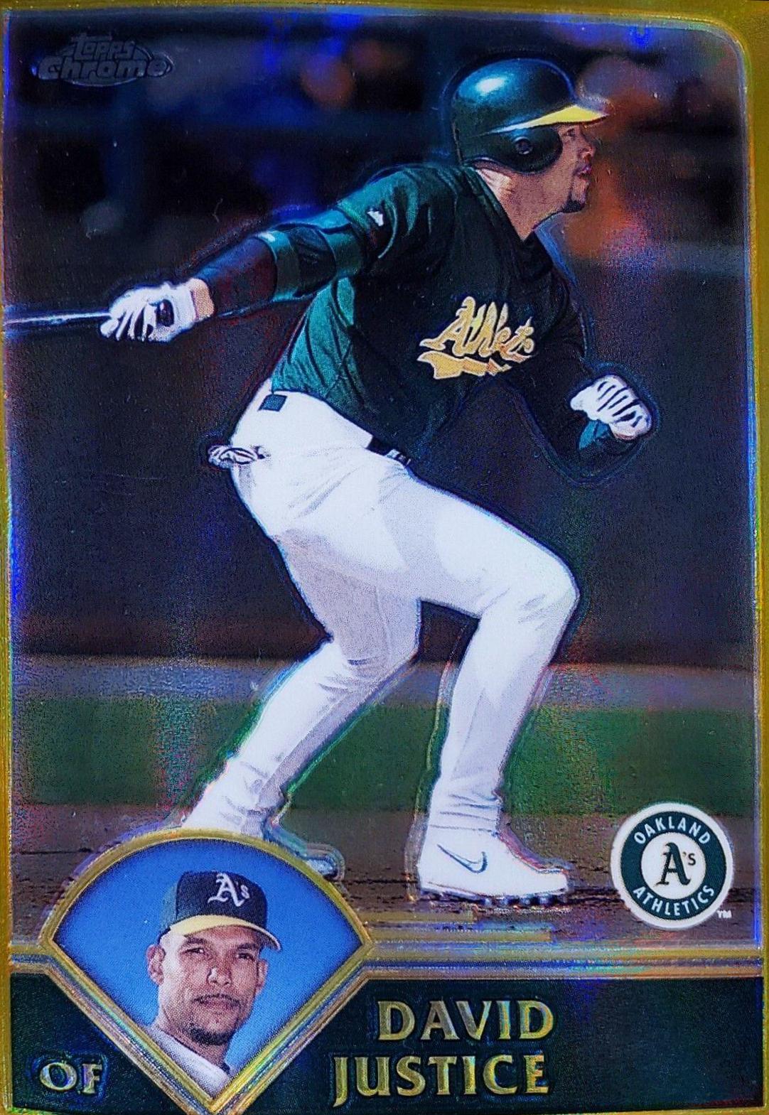 David Justice [Gold Refractor] #191