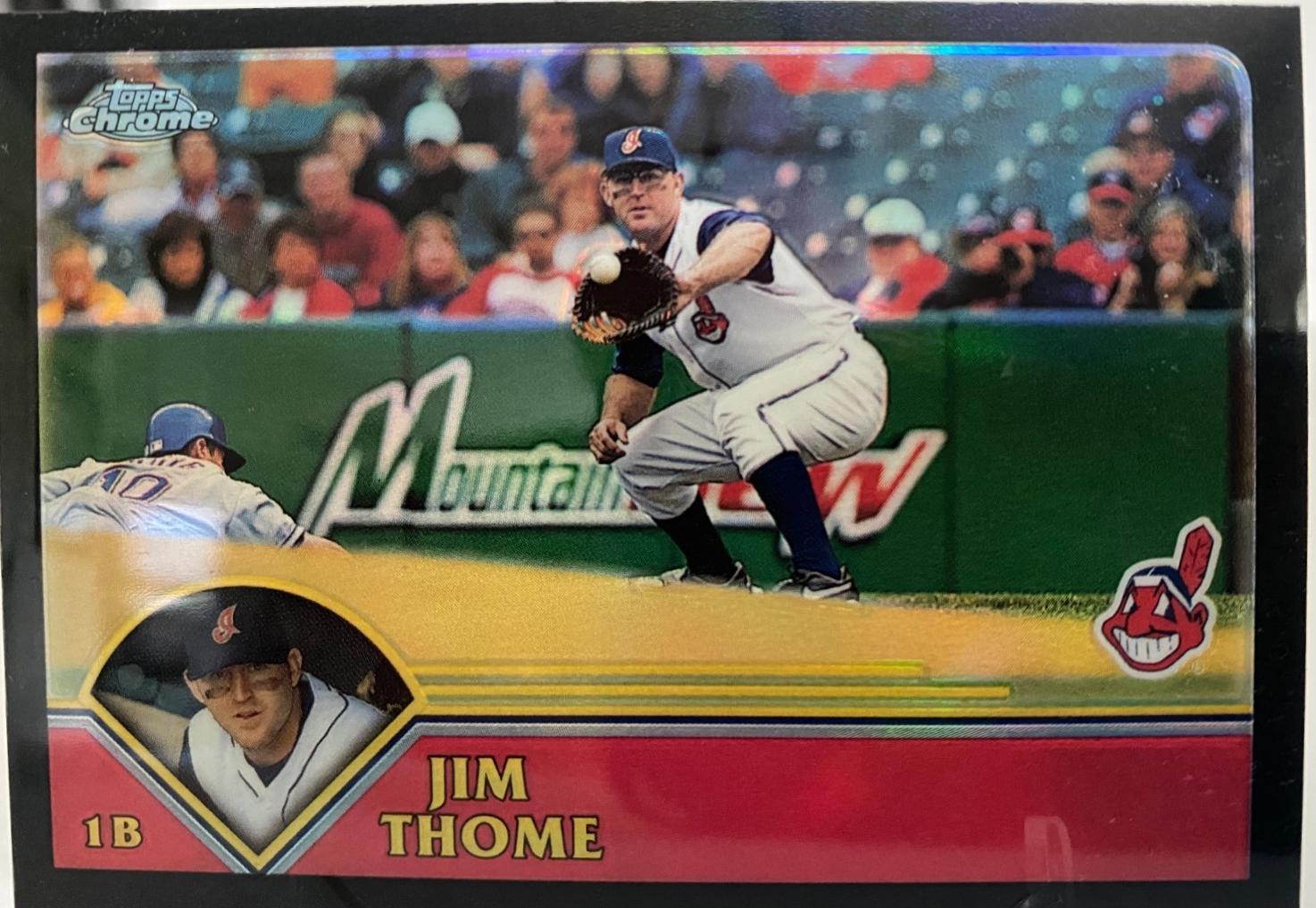 Jim Thome [Black Refractor] #137