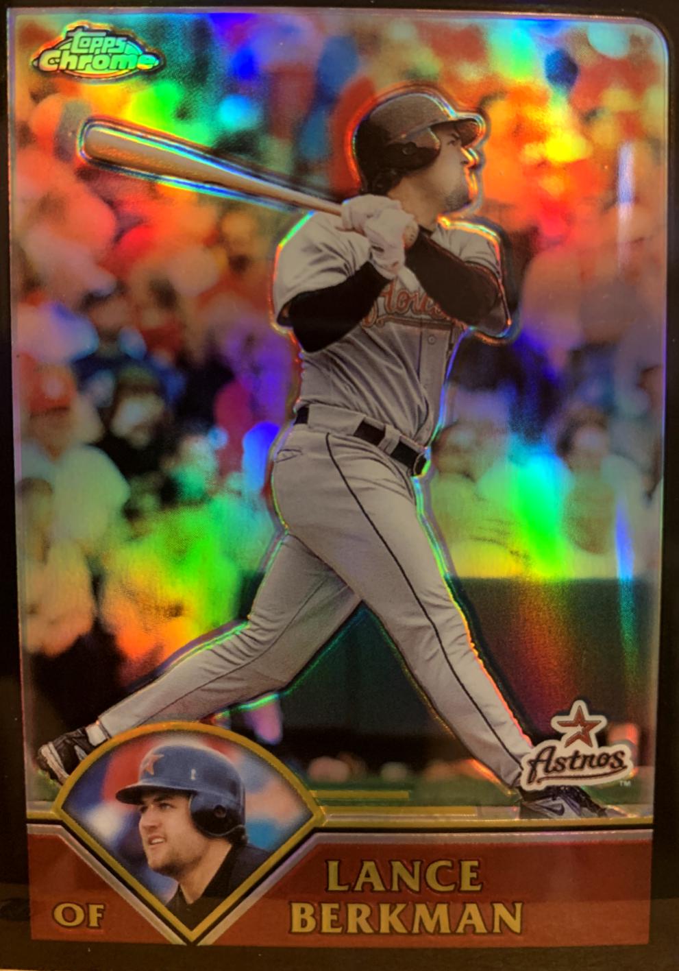 Lance Berkman [Black Refractor] #41