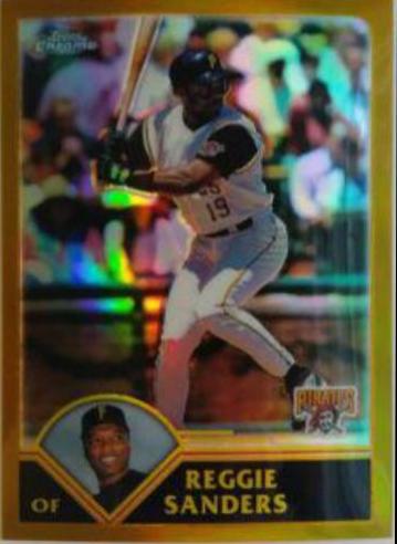 Reggie Sanders [Gold Refractor] #381