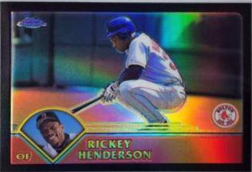 Rickey Henderson [Black Refractor] #186