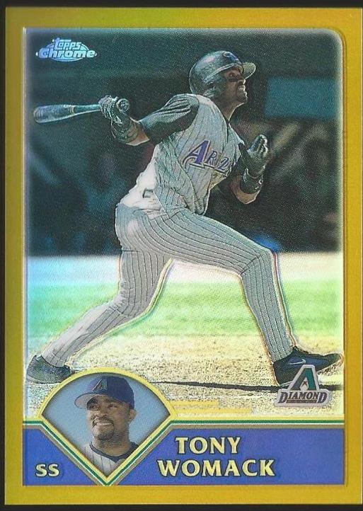 Tony Womack [Gold Refractor] #160