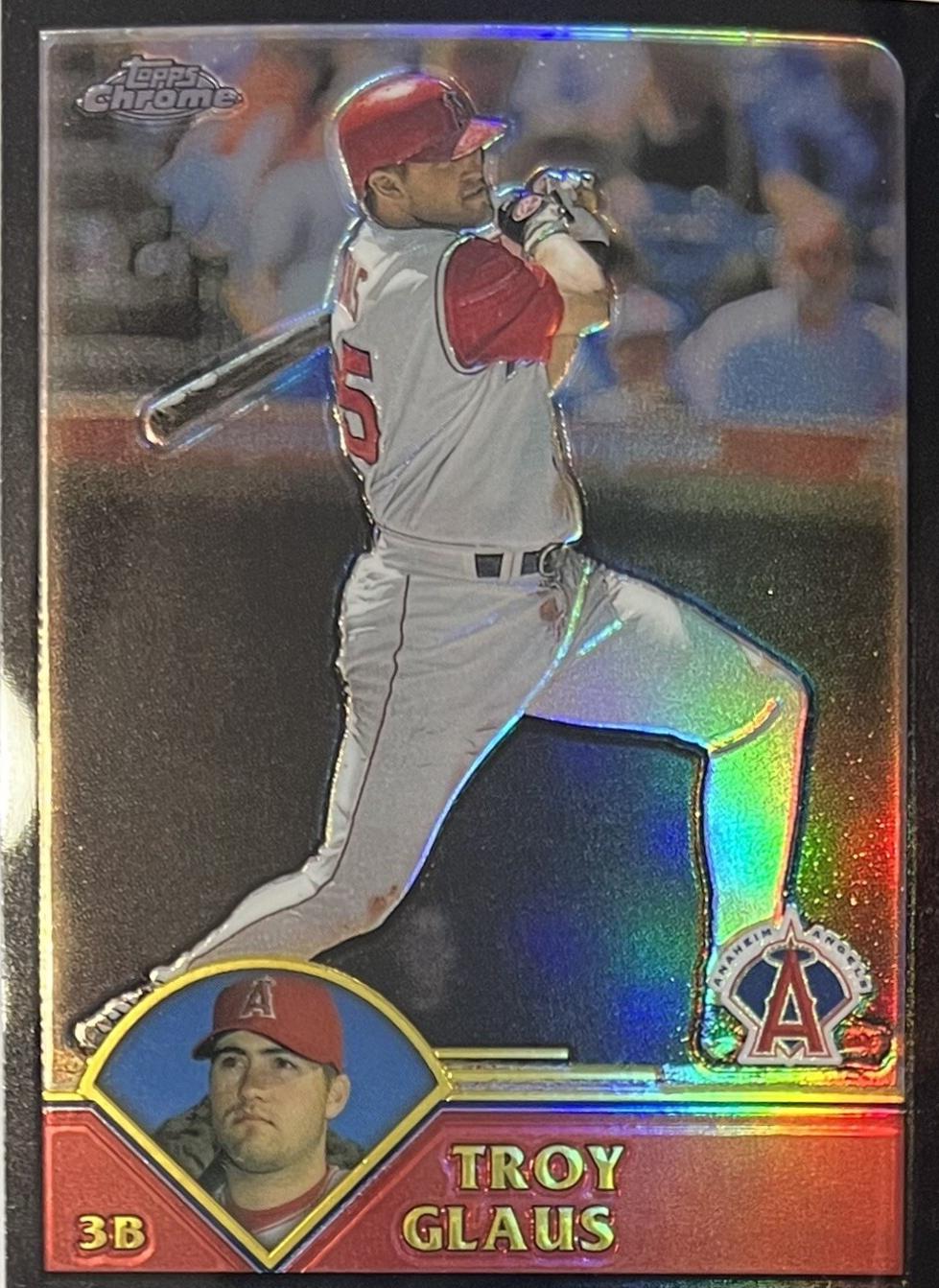 Troy Glaus [Black Refractor] #136