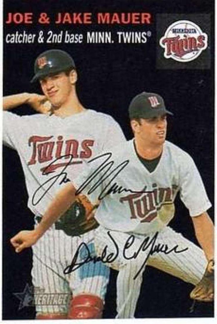 Joe & Jake Mauer [Black Background] #139