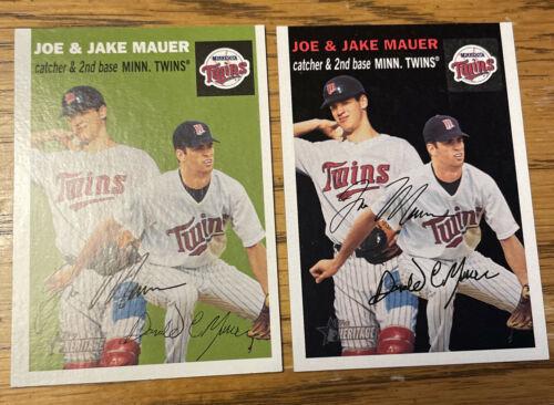 Joe & Jake Mauer [Green Background] #139