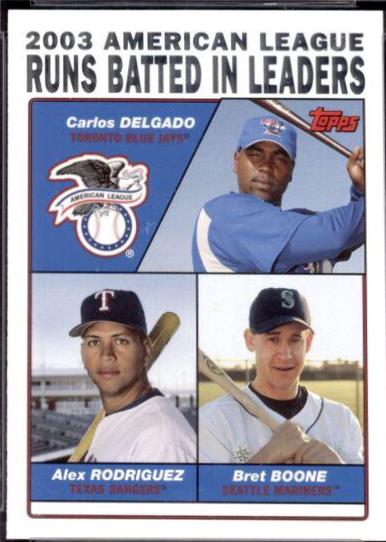AL RBI Leaders [Delgado, Rodriguez, Boone] #340