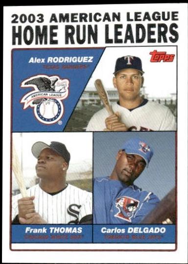 Alex Rodriguez / Frank Thomas / Carlos Delgado [Black] #339