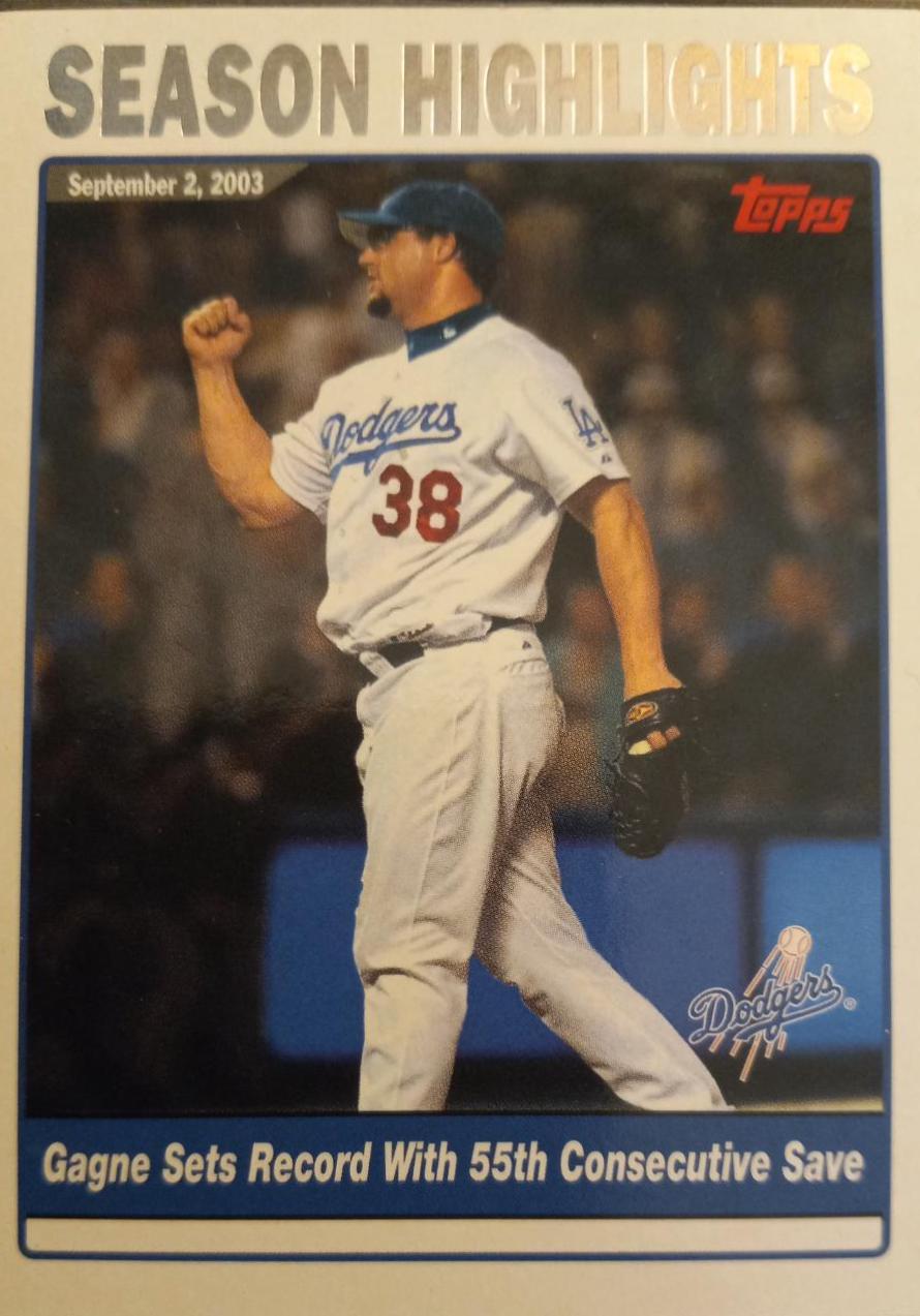Eric Gagne [55th consecutive save] #336