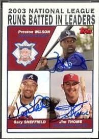 NL RBI Leaders [Wilson, Sheffield, Thome] #346