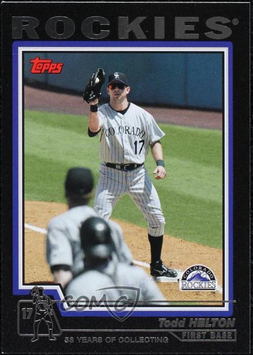 Todd Helton [Black] #110