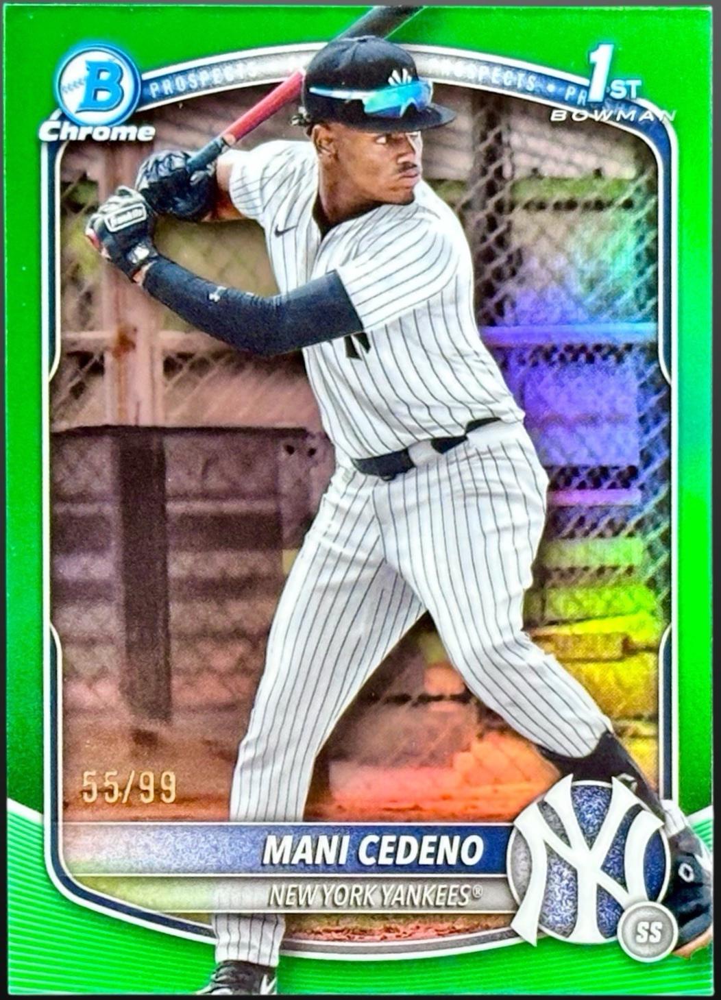 Mani Cedeno [Green Mega Refractor] #BCP-199