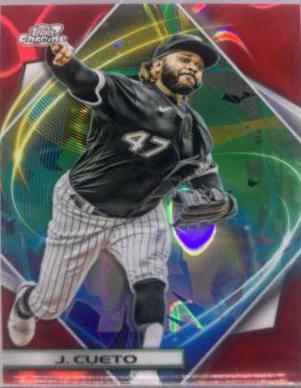 Johnny Cueto [Red Flare Refractor] #94