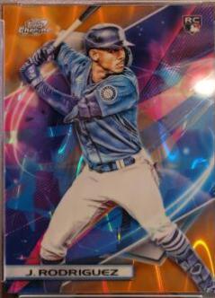 Julio Rodriguez [Orange Galactic Refractor] #197