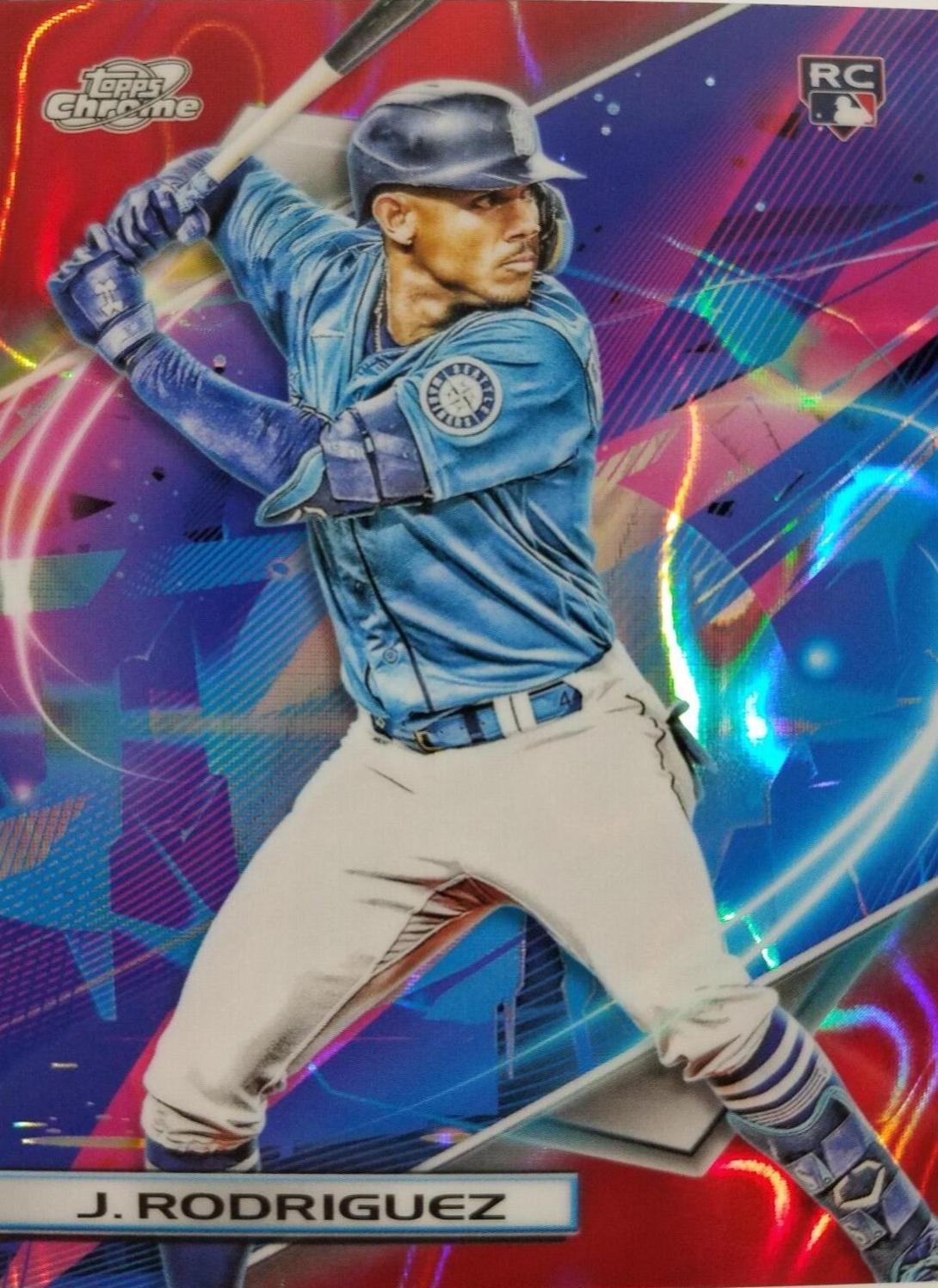 Julio Rodriguez [Red Flare Refractor] #197