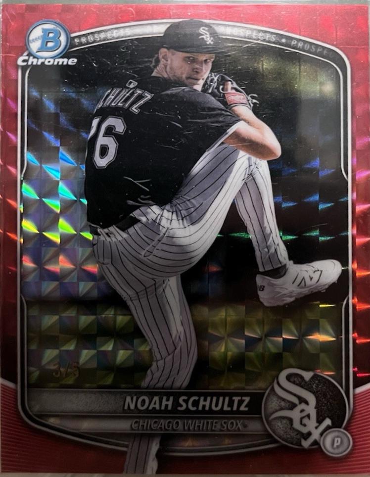 Noah Schultz [Red Geometric] #BCP-177