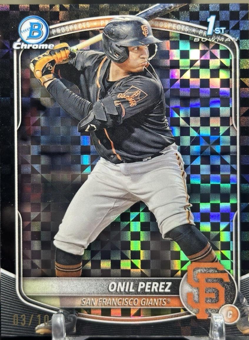 Onil Perez [Black X-Fractor] #BCP-134