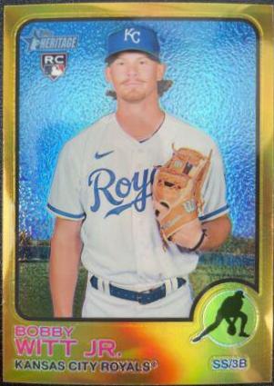 Bobby Witt Jr. [Chrome Gold Border Refractor] #520