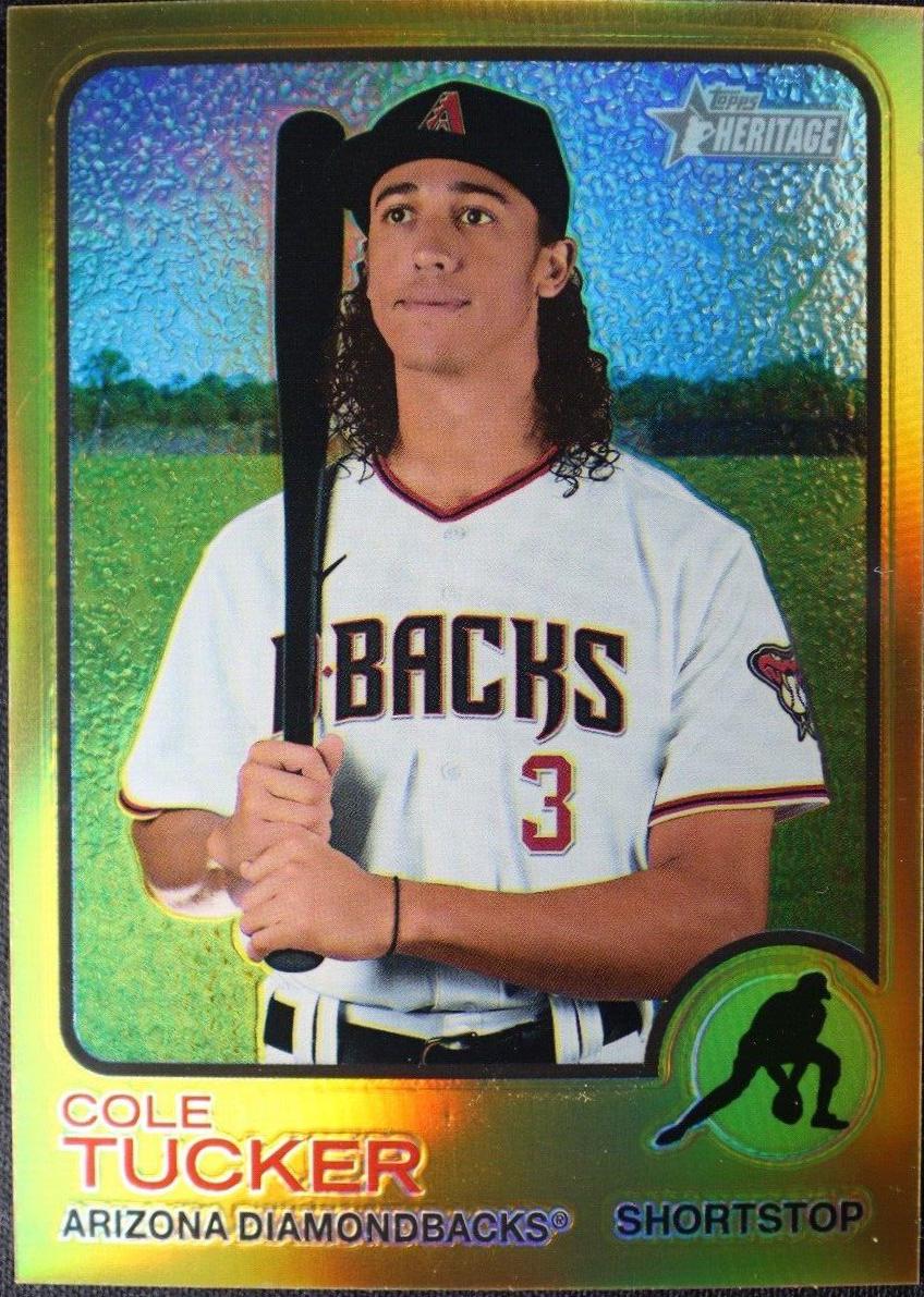 Cole Tucker [Chrome Gold Border Refractor] #673